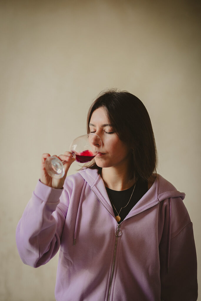 Julie Barrère au Domaine de Bazin dégustation vin