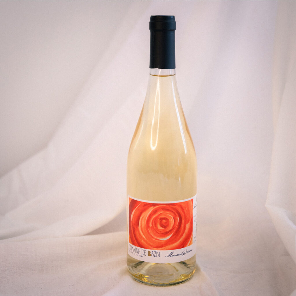 Cuvée 2024 du domaine de Bazin - Vin blanc doux "Mansen(g)côme" Côtes de Gascogne dans le Gers